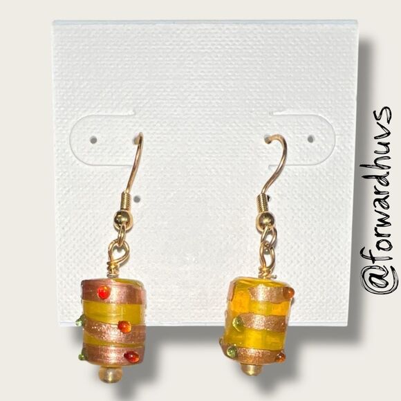 Bundle Sale 3 for $15 | Hand Crafted Glass Bead Earrings - Picture 1 of 6
